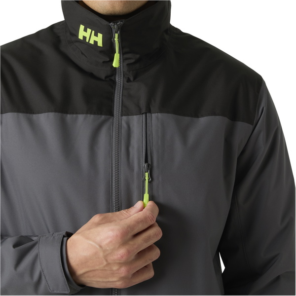 2026 Helly Hansen Mens Crew Midlayer Jacket 2 34444 - Thunder Grey